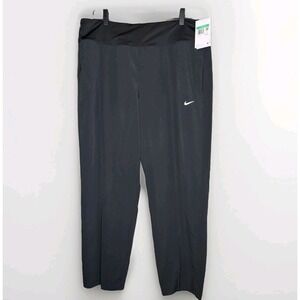 Nike‎ Swift Dri-FIT Mid Rise Running Pants Womens Sz XL Black Casual Active Wear